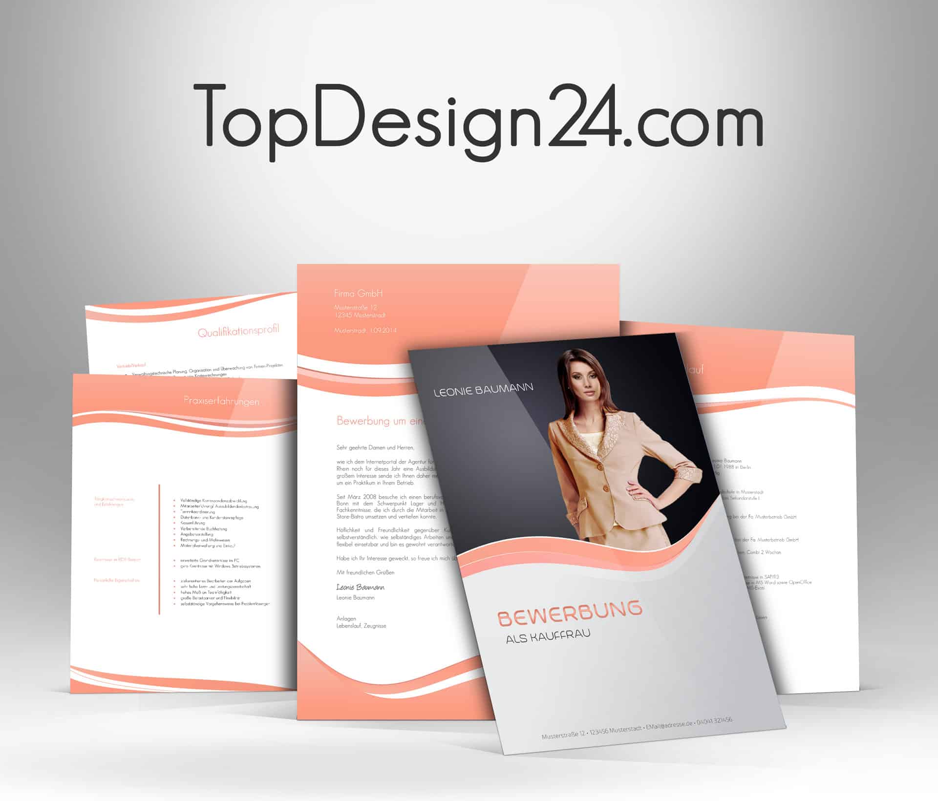 Bewerbung Muster Download 2020 Topdesign24 Deckblatt Lebe